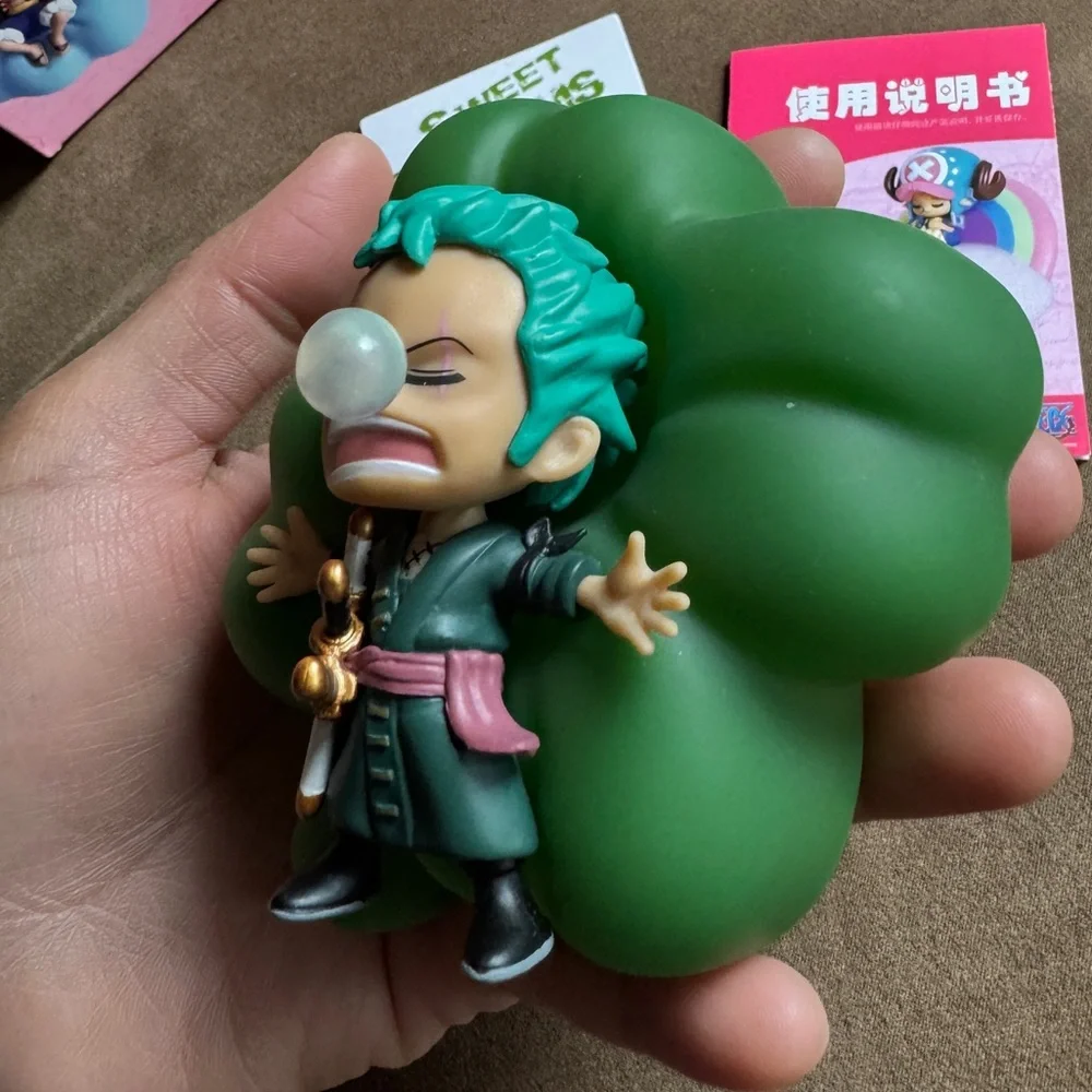 NEW One Piece Roronoa Zoro Night Light Figure Lamp Bedside LED Rechargeable